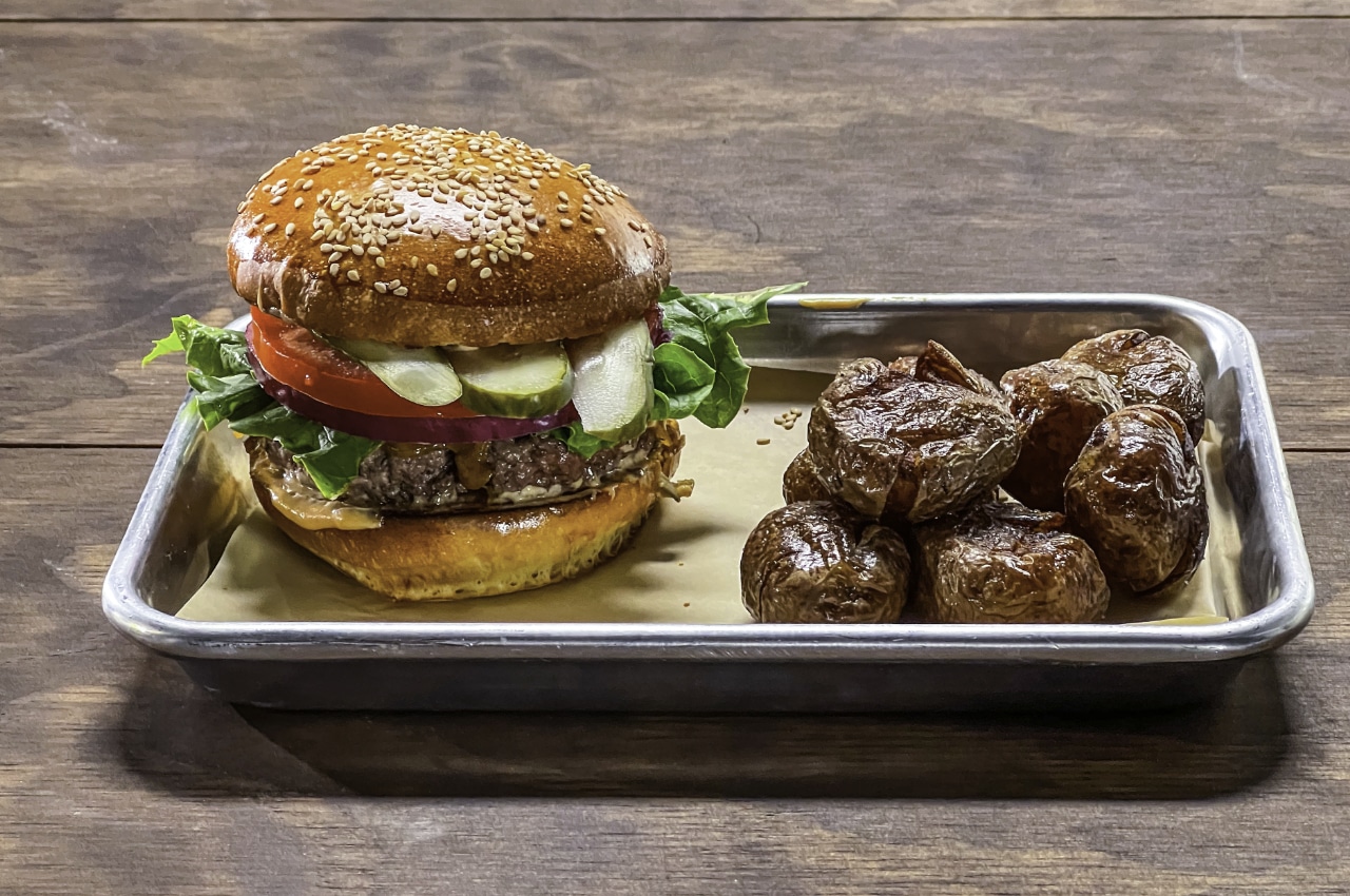 Cheeseburgers & Crispy Red Potatoes | A Comfort Food Recipe